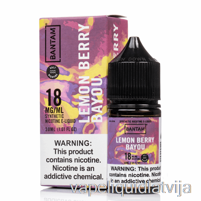 Citronu Ogu Lauru - Bantam Salts - 30ml 48mg Vape šķidrums